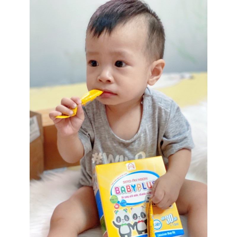 Combo 2 hộp SIRO ĂN NGON BABYPLUS  Siro Ăn Ngon Baby Plus giúp tăng cường tiêu hóa, giúp trẻ ăn ngon, cơ thể khỏe mạnh