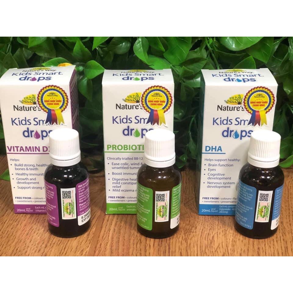 [CHÍNH HÃNG NHÂP KHẨU] NATURE'S WAY KIDS SMART DROPS DHA