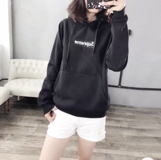 Áo có nón tay dài supreme (có nón)