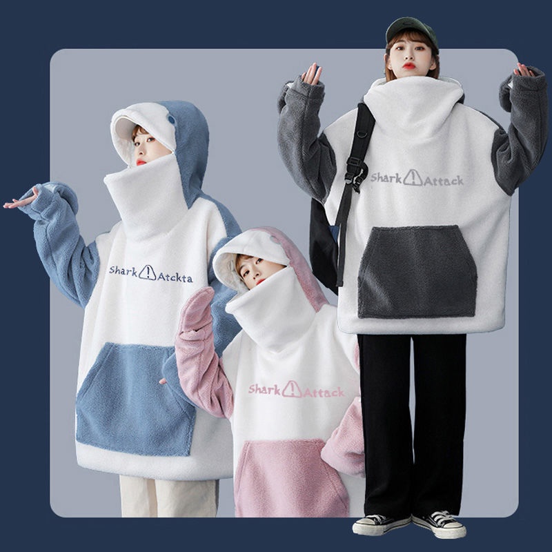 [Hàng Order] - Áo Hoodie Cá Mập Chất Lông Cừu Dày Dặn Nam Nữ | BigBuy360 - bigbuy360.vn