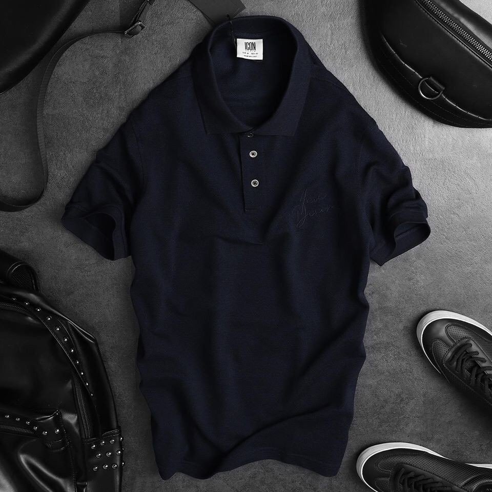 Áo thun polo nam cổ bẻ mã POLO IC TRƠN CAO CẤP - chất thun cotton 100% co giãn | BigBuy360 - bigbuy360.vn