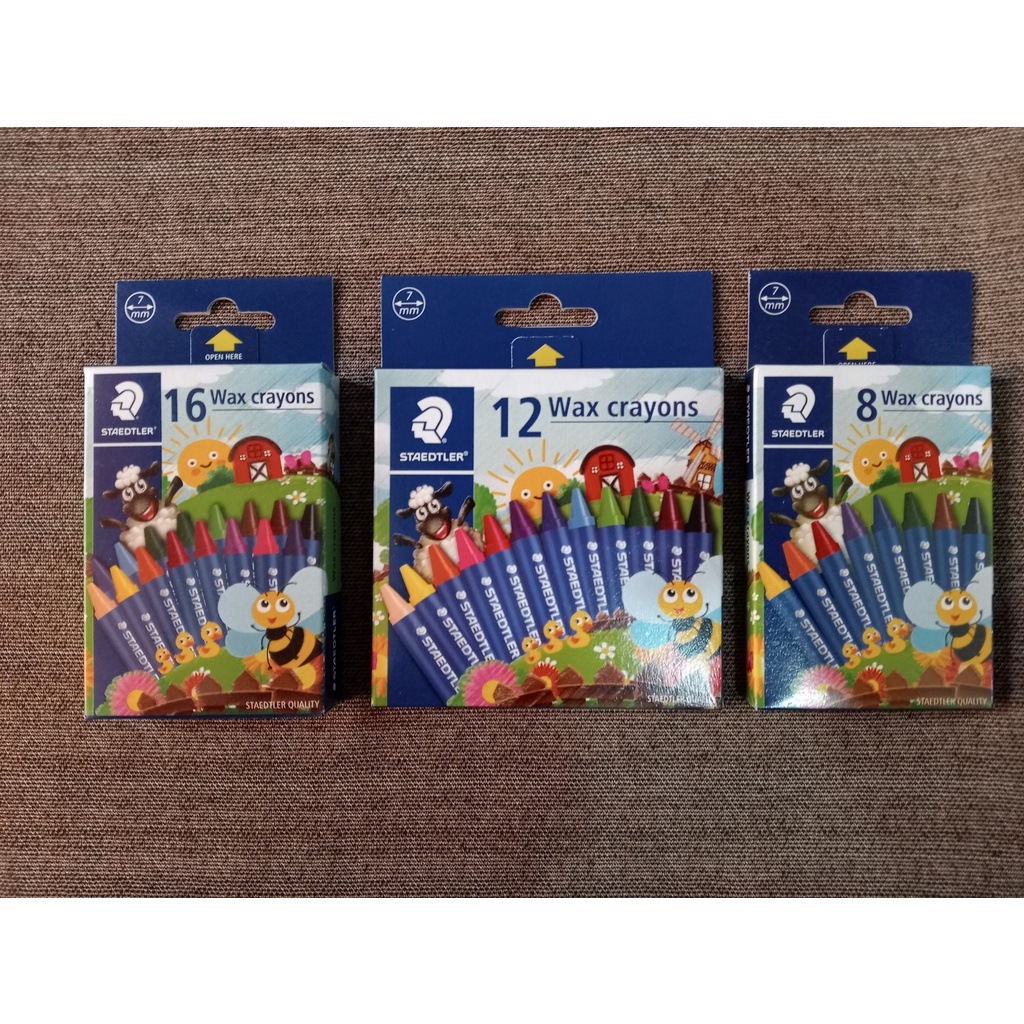 Bút sáp màu Staedtler 2200 - Wax crayons. Sản phẩm được sản xuất từ vật liệu chất lượng cao, không chứa các chất độc hại