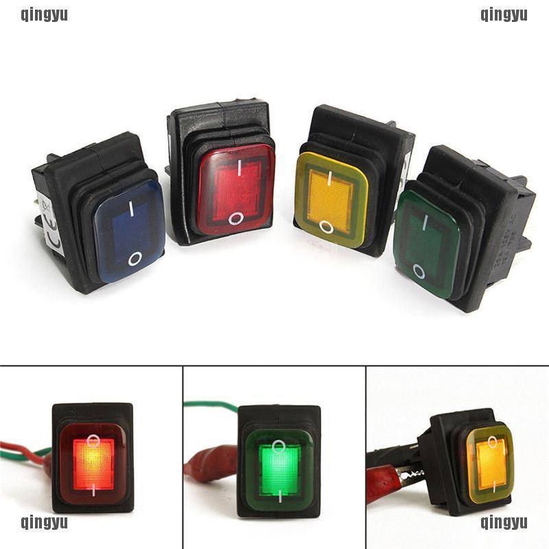 Công TắC ĐèN LED 4 Pin 12V ChốNg NướC Cho Xe Hơi / TàU ThủY