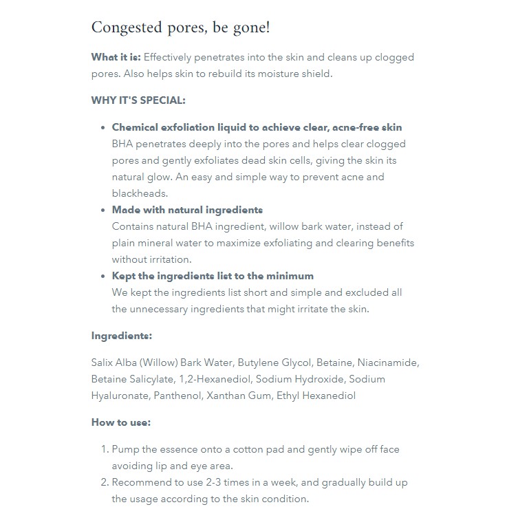 [Hàng mới về] Dung dịch COSRX BHA loại bỏ mụn đầu đen 100ml | BigBuy360 - bigbuy360.vn