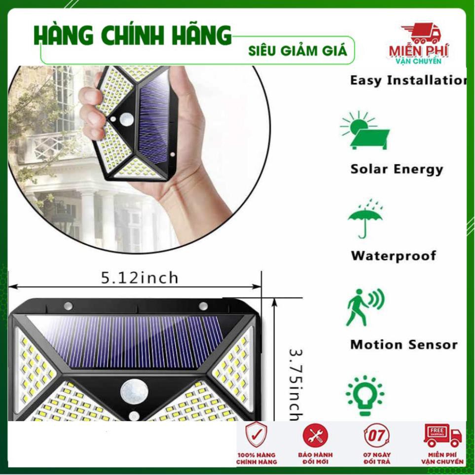 FREESHIP - LOẠI 1 Đèn Led Năng Lượng Mặt Trời - Đèn Cảm Biến Phát Hiện Chuyển Động Chống Nước - Gia Dụng Thông Minh