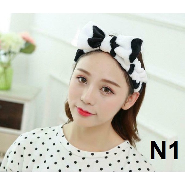 Băng Đô Nơ Thiết Kế Kiểu Hàn Cực Xinh Cho Nữ Dùng Khi Rửa Mặt | BigBuy360 - bigbuy360.vn