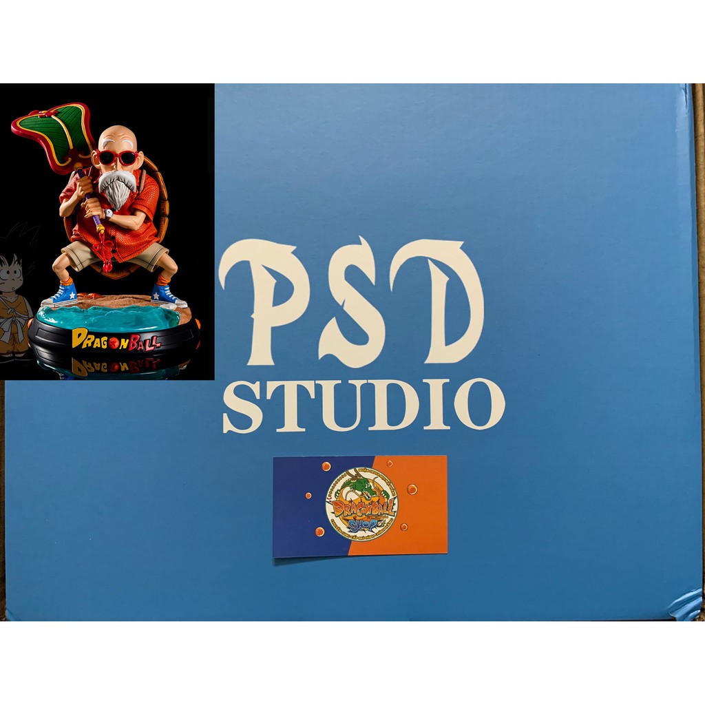 Mô hình Resin Dragonball chính hãng - Master Roshi - Quy lão tiên sinh - PSD Studio