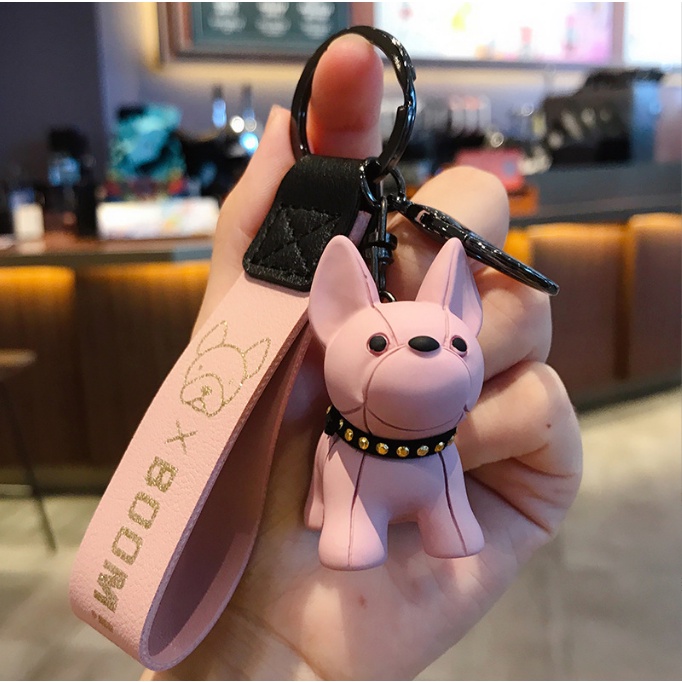 Móc Khóa Đẹp Chó Bull phụ kiện Túi Xách dễ thương-Minkey