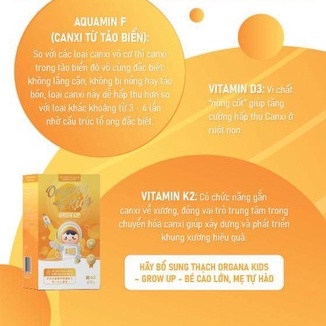 Thạch dinh dưỡng trẻ em organa kids