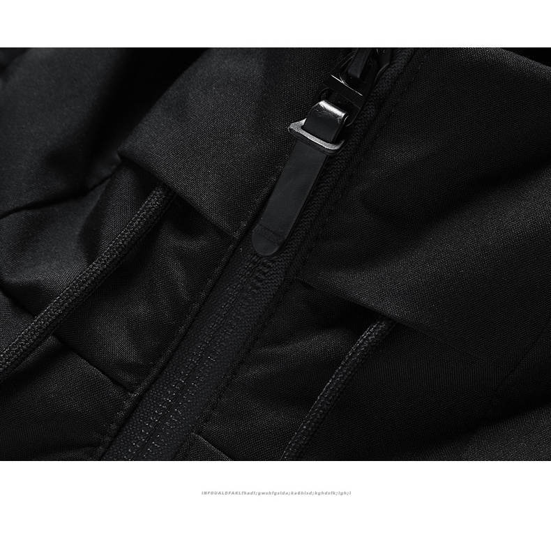 Adidas Thời Trang Mùa Đông Áo Khoác Nam Xuống Áo Khoác Nhiệt Dày Áo Tuyết Đen Parka Nam Ấm Áp Áo Khoác Ngoài