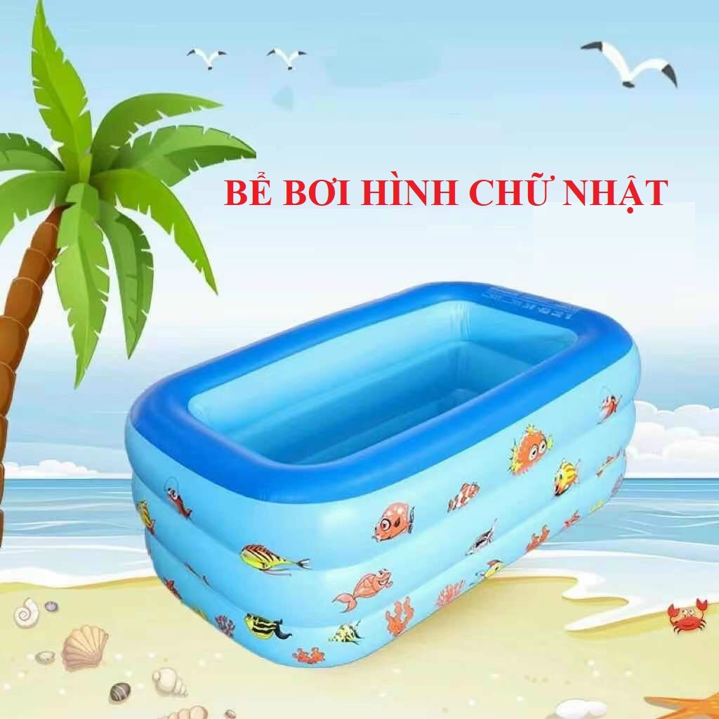 Bể bơi cho bé yêu đầy đủ kích thước