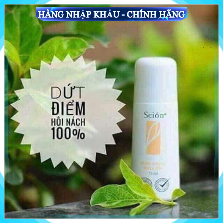 [Hàng Loại 1 - Bảo hành] Lăn nách Sion 100% thiên nhiên giảm thâm, hương thơm dịu nhẹ, không ố vàng trên áo lưu hương 24