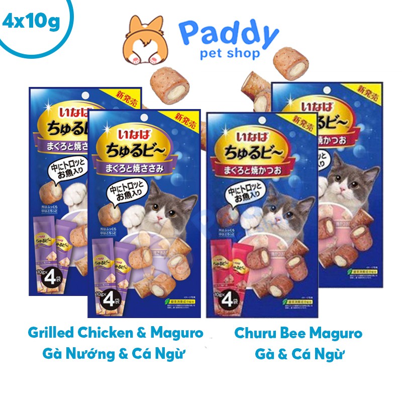Snack Mềm Cho Mèo INABA Churu Bee &amp; Churutto