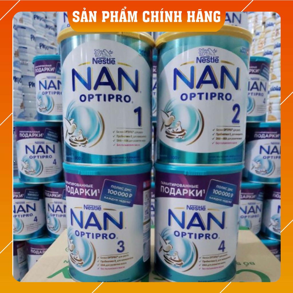 [THANH LÝ] -MÓP- Sữa Nan Nga đủ số 1,2,3,4 800g
