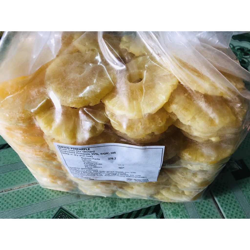 200g thơm sấy dẻo Thái Lan ( dứa sấy dẻo )