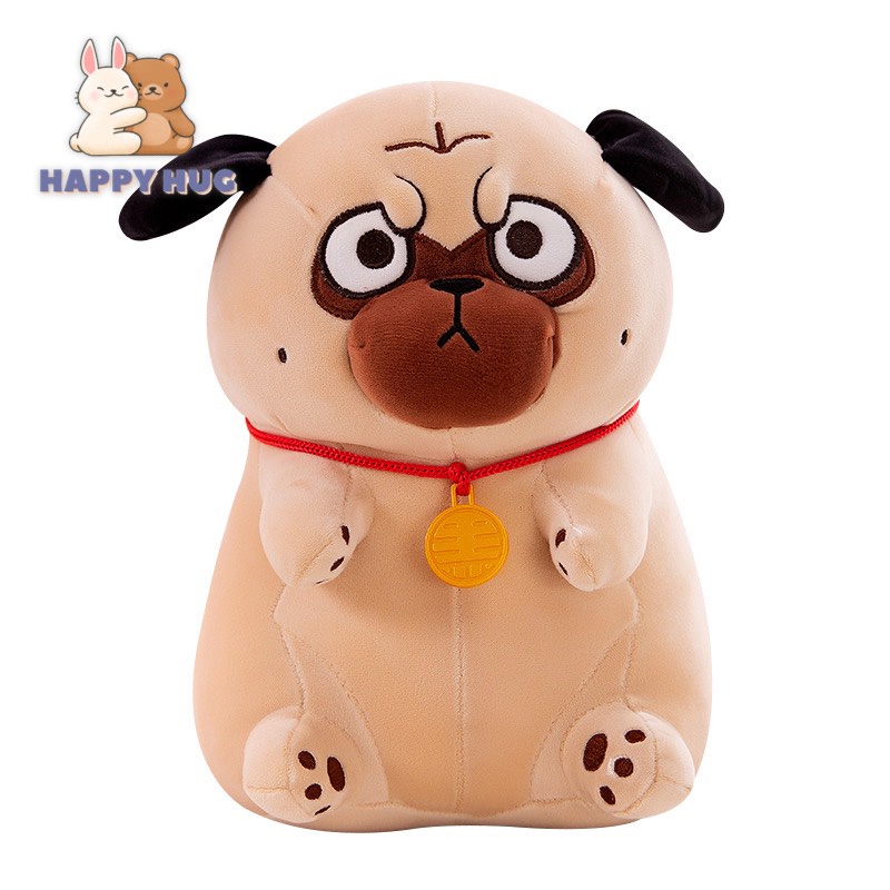 Gấu Bông mèo hoàng thượng Size 24cm và chó mặt xị siêu dễ thương nhồi gòn cao cấp - Happy Hug