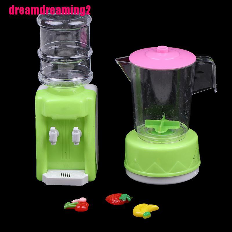 Bộ Bình Nước Ép Trái Cây Mini Cho Nhà Búp Bê