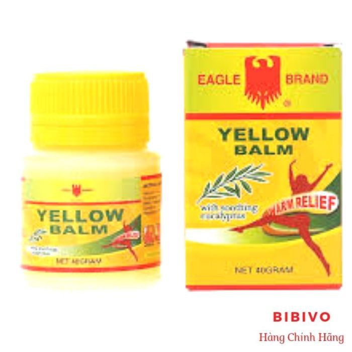 Dầu cù là Con Ó Yellow Balm - Eagle Brand - Singapore