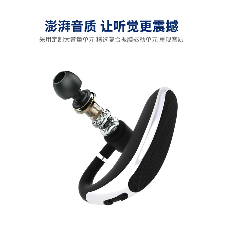 Bluetooth Connection Hanging Ear Sports Headset 180°rotating Long Standby Bluetooth Headset Factory Direct Sales