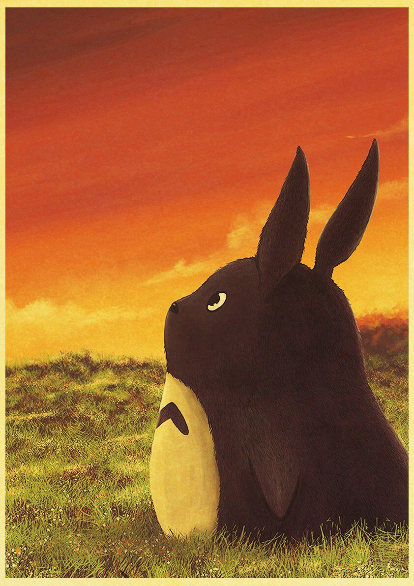 Poster Phim Hoạt Hình Hàng Xóm Của Tôi Là Totoro