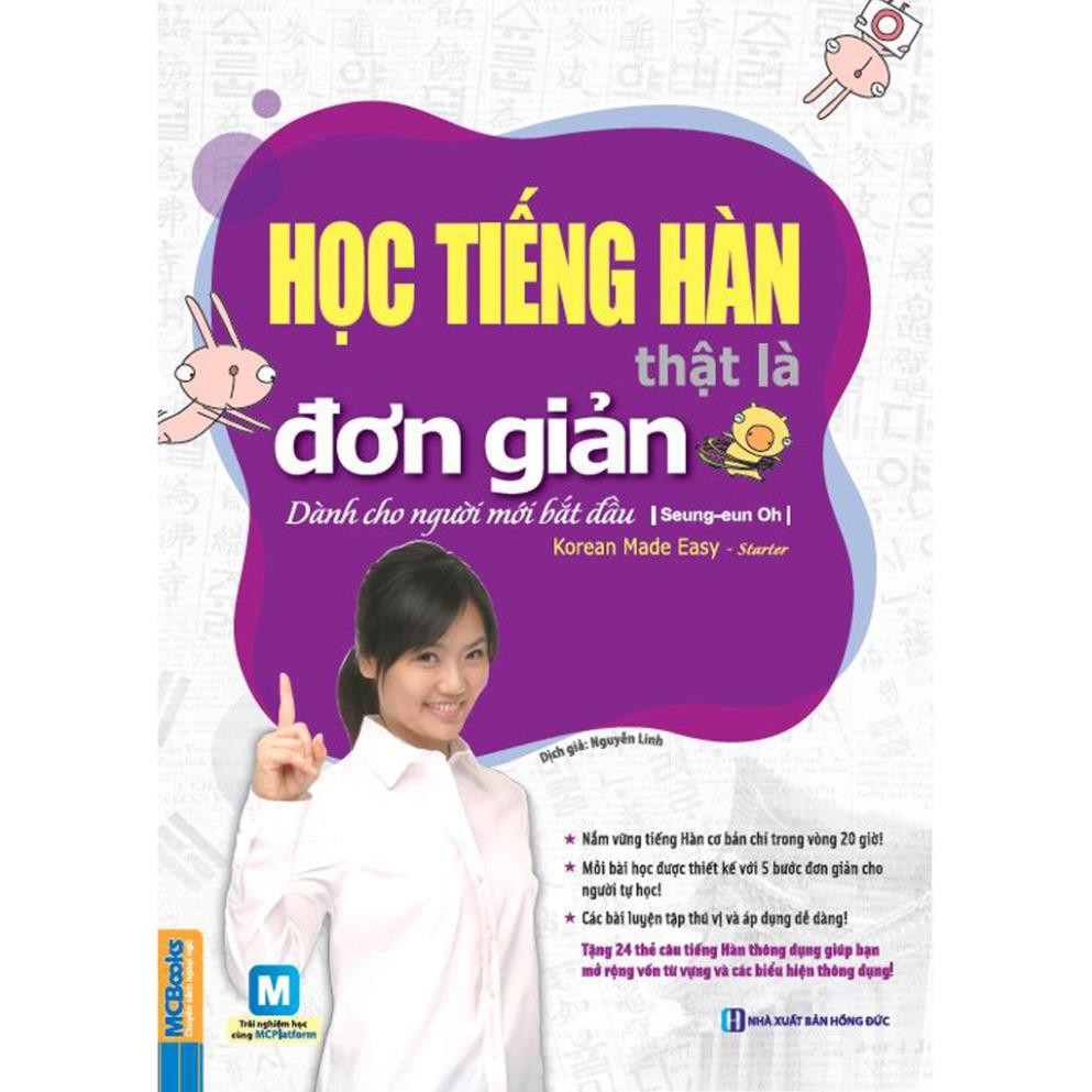 Sách - Học Tiếng Hàn Thật Là Đơn Giản - Dành Cho Người Mới Bắt Đầu