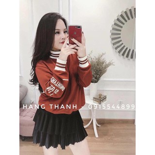 Áo hoodie cổ cao