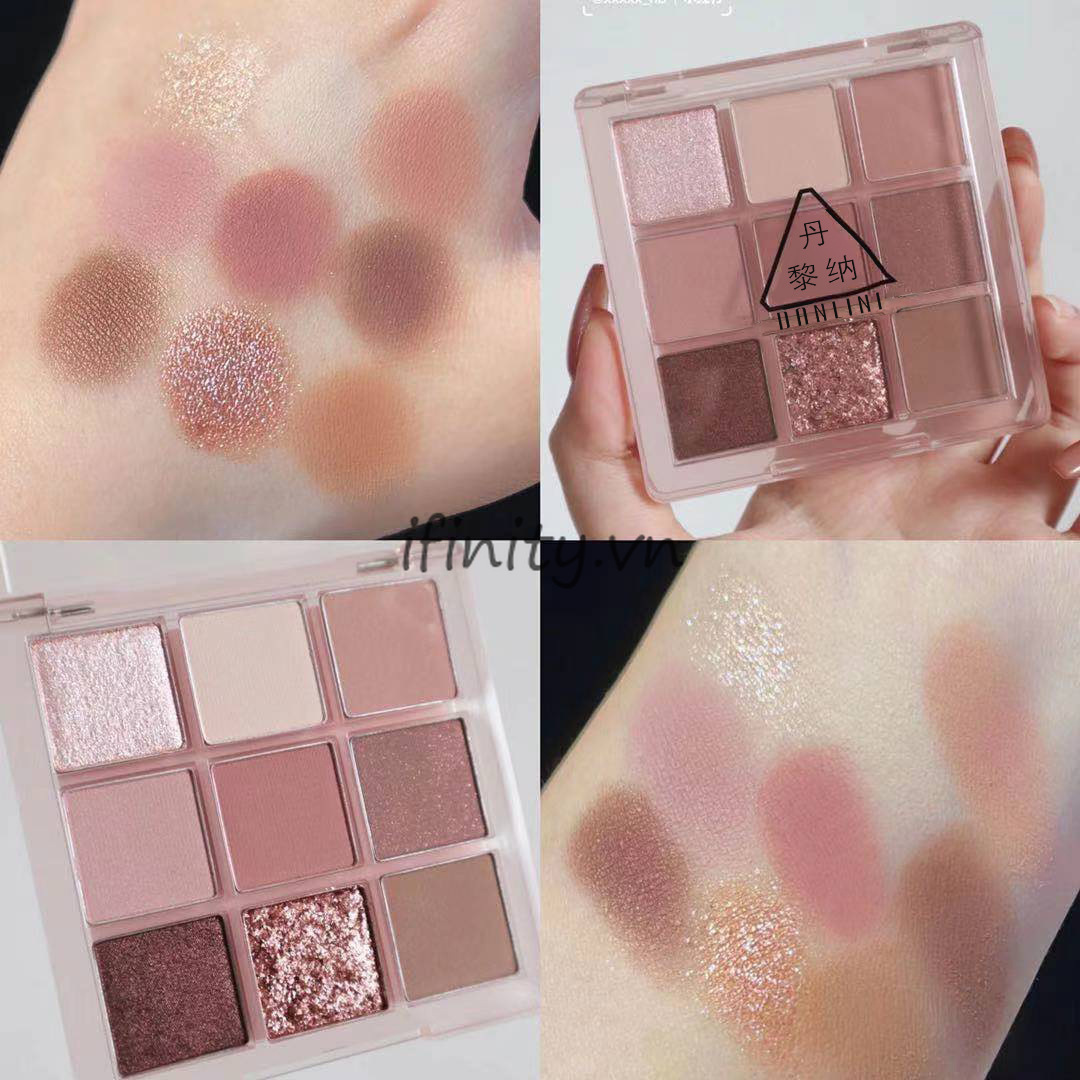 [Hàng mới về] Bảng phấn mắt Danlini 9 màu có nhũ lấp lánh hợp thời trang | BigBuy360 - bigbuy360.vn