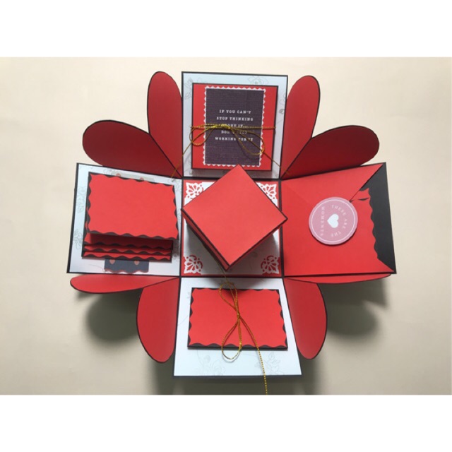 Hộp quà Love Box 1 lớp làm quà tặng siêu ý nghĩa