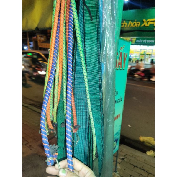 dây chun màu buột hàng hoá 2 đầu móc
