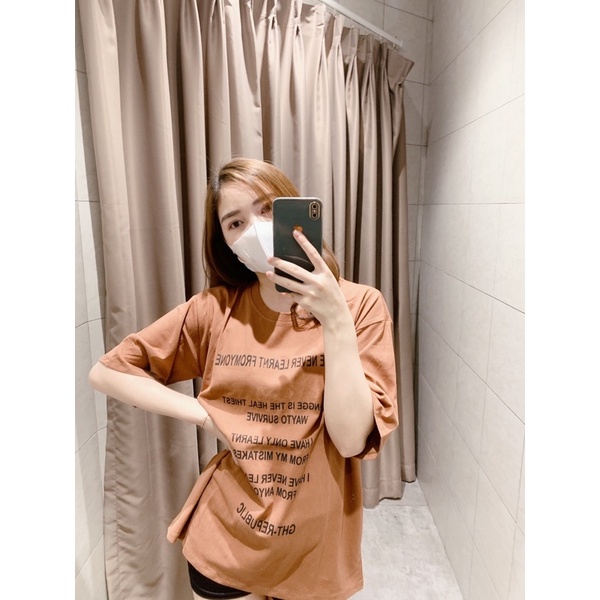 Áo phông nữ form rộng nhiều màu, Áo thun nữ bigsize cổ tròn in chữ chất đẹp Maitrangshop92 – (TTA83)