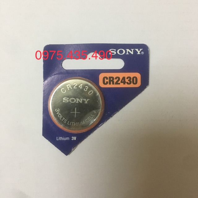 CR2430 Sony Lithium 3V vỉ 1 viên
