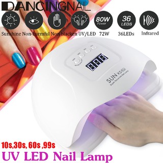 Máy hong khô sơn móng tay bằng tia UV SUN X5 80W
