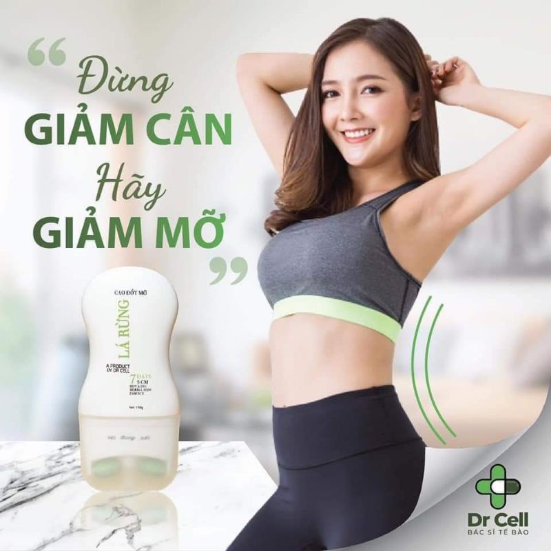 Kem tan mỡ - Cao đốt mỡ lá rừng Dr Cell