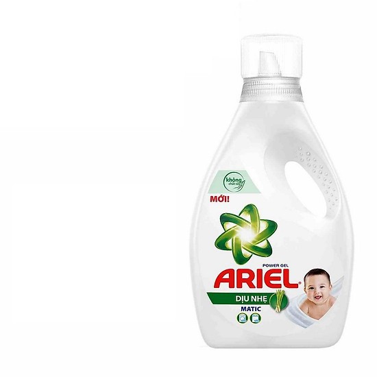 Nước giặt Ariel Matic Dịu Nhẹ chai 2.4Kg