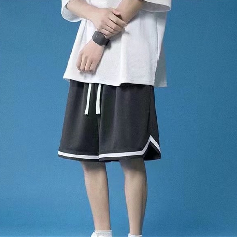 Quần Short Thể Thao Ống Rộng In Họa Tiết Phong Cách Hàn Quốc Dành Cho Nam