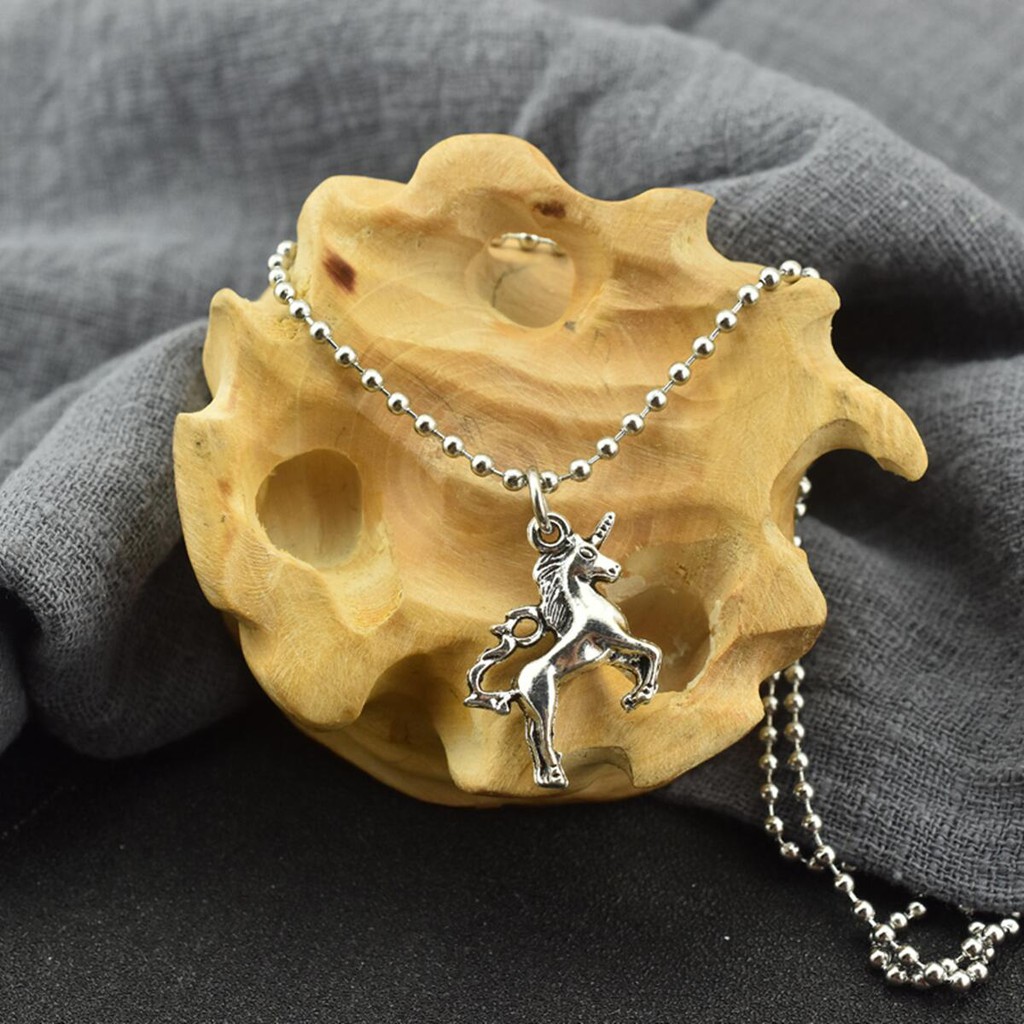 Dây chuyền trang trí mặt hình kỳ lân phong cách retro Hàn Quốc sành điệu C213