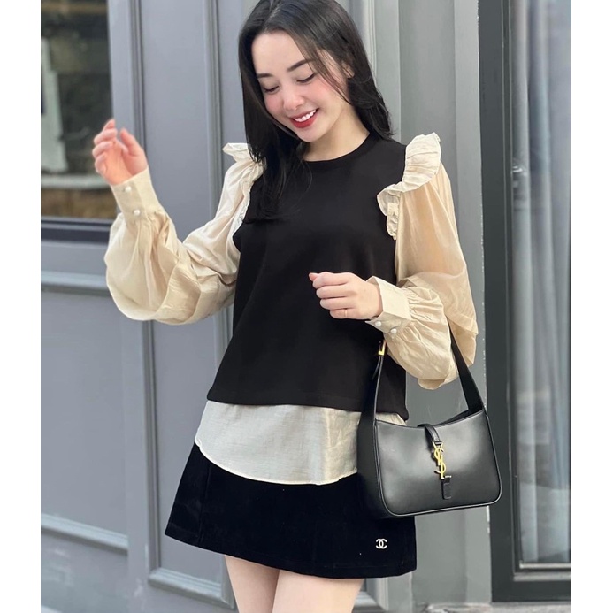 Túi kẹp nách Y S L FULL BOX