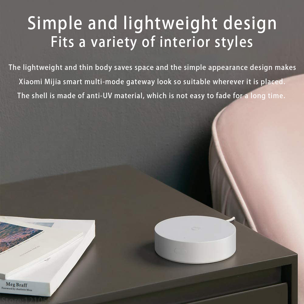 Bộ Thiết Bị Điều Khiển Thông Minh Xiaomi Mijia Gateway Zigbee 3.0 Bluetooth