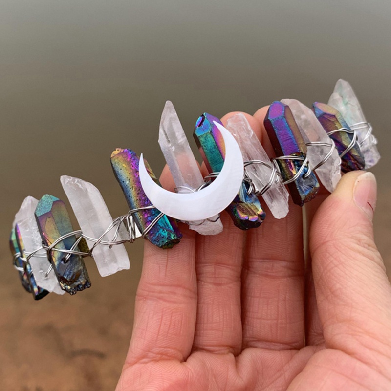 Flgo Băng Đô Đính Đá Pha Lê Phong Cách Bohemia Cho Lễ Hội Âm Nhạc