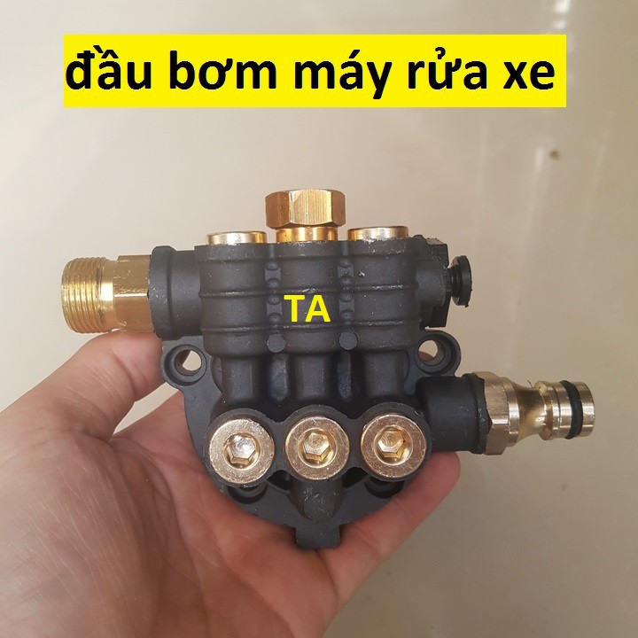 Đầu bơm máy rửa xe mini- Đầu máy bơm áp lực