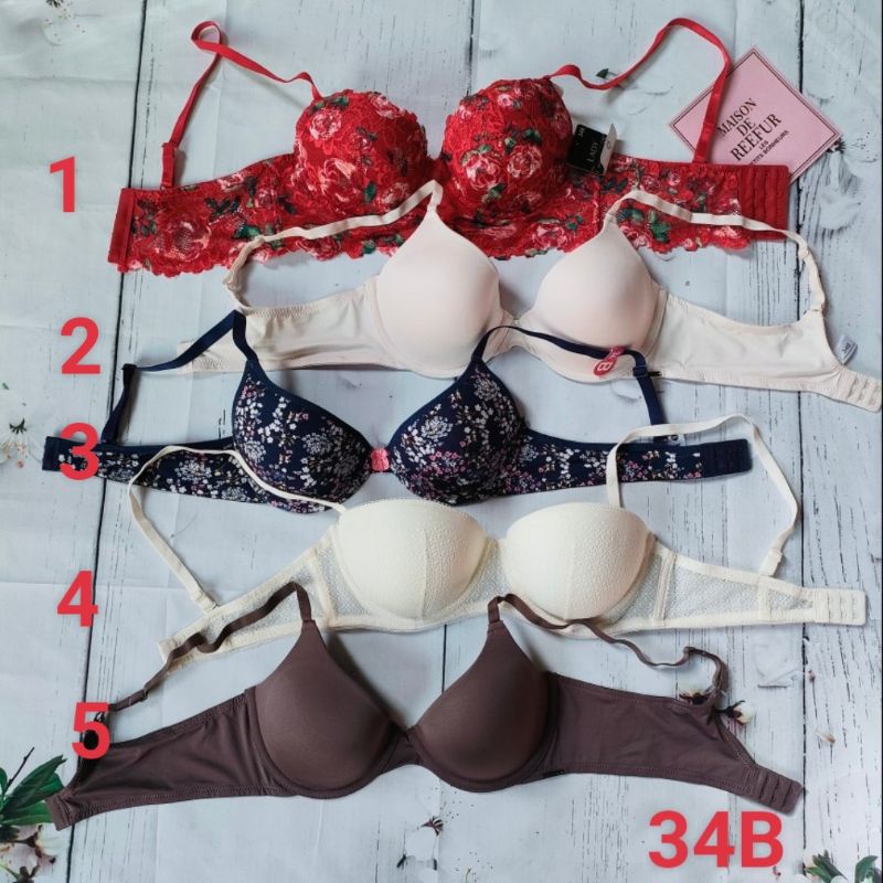 Áo lót xuất xịn có gọng mix nhiều hãng -size 34 cúp A,B,C,D