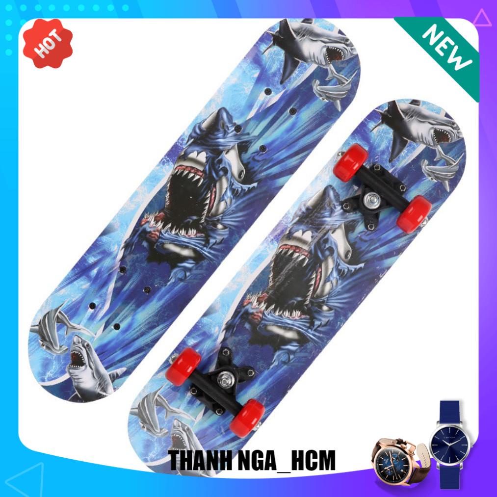 Ván trượt skateboard thể thao chất liệu gỗ phong ép cao cấp 7 lớp size lớn cho trẻ em và người lớn luôn ạ