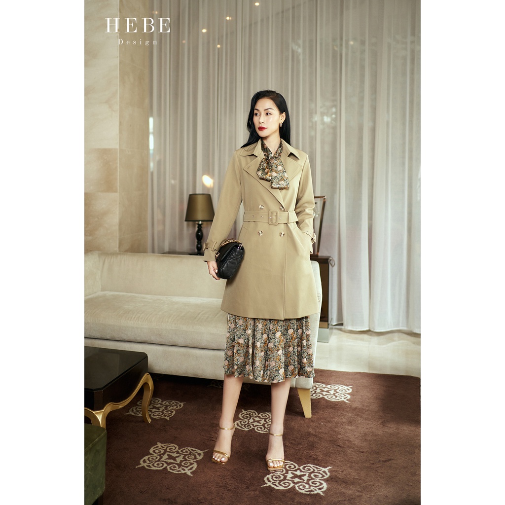 Áo khoác măng tô dáng lỡ HEBE Design