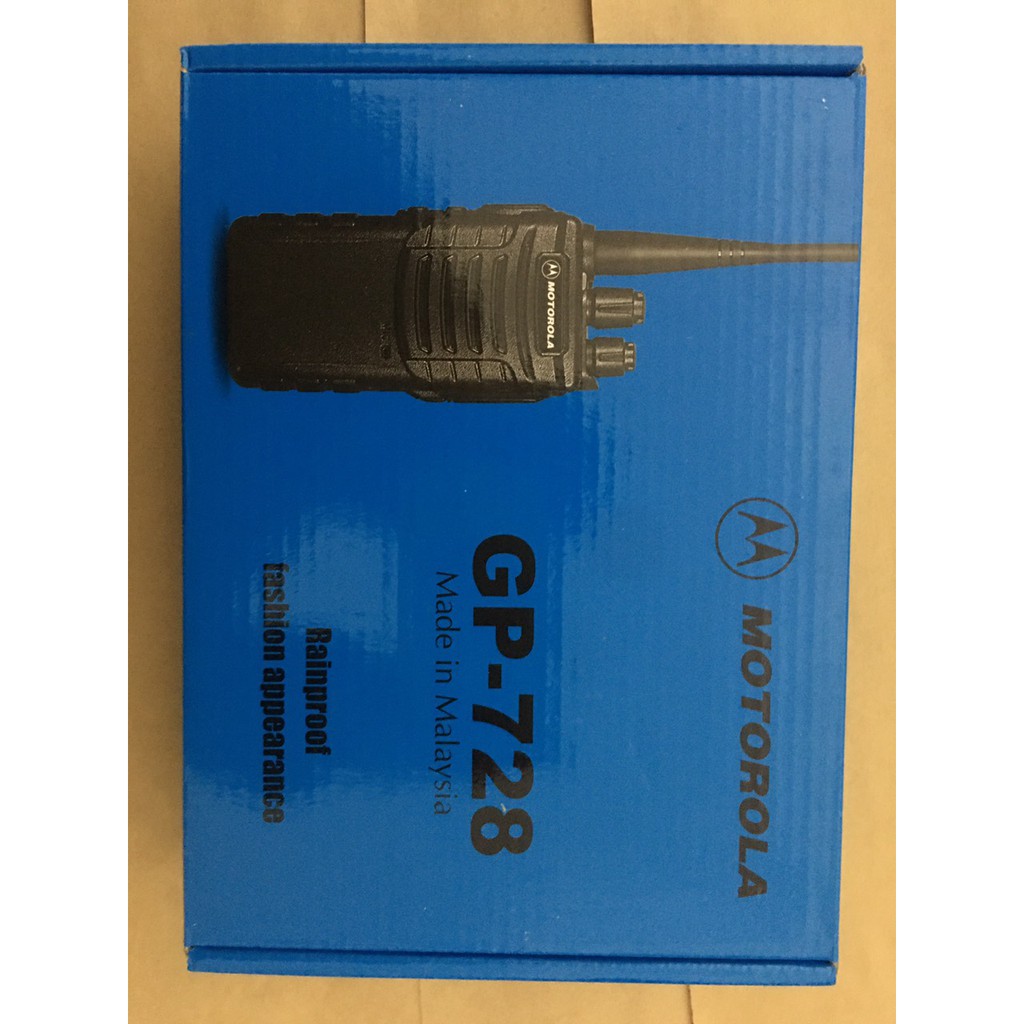 Bộ 3 Bộ đàm Motorola chất lượng cao GP728 (Siêu bền bỉ, Bộ đàm xây dựng, Bộ đàm công trường)