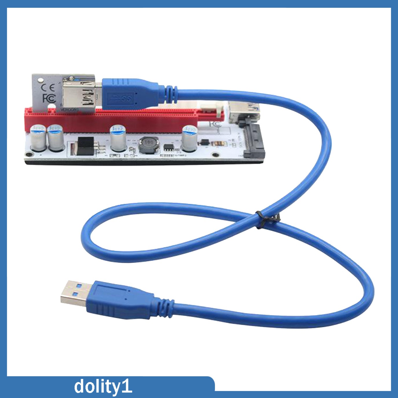 Card Chuyển Đổi Pci-E Riser Card 008s 4pin Sata 6pin 1x Sang 16x Usb3.0 Chất Lượng Cao | BigBuy360 - bigbuy360.vn