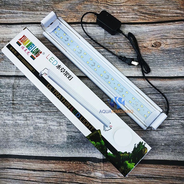 Đèn led 20,30,40,50,60,80cm,1m  bể cá  ULTRATHIN LED LIGHT Xuan Mei Long phù hợp với hồ cá thủy sinh 20cm,30cm