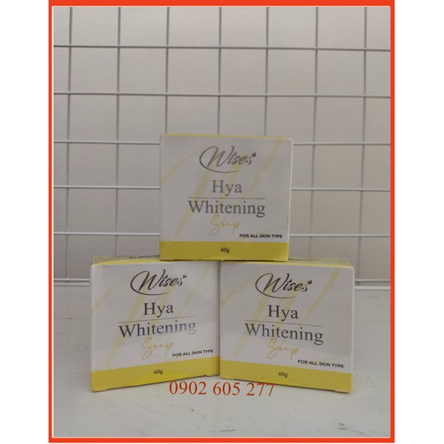 [Hàng chính hãng]Soap rửa mặt Wise Hya Whitening