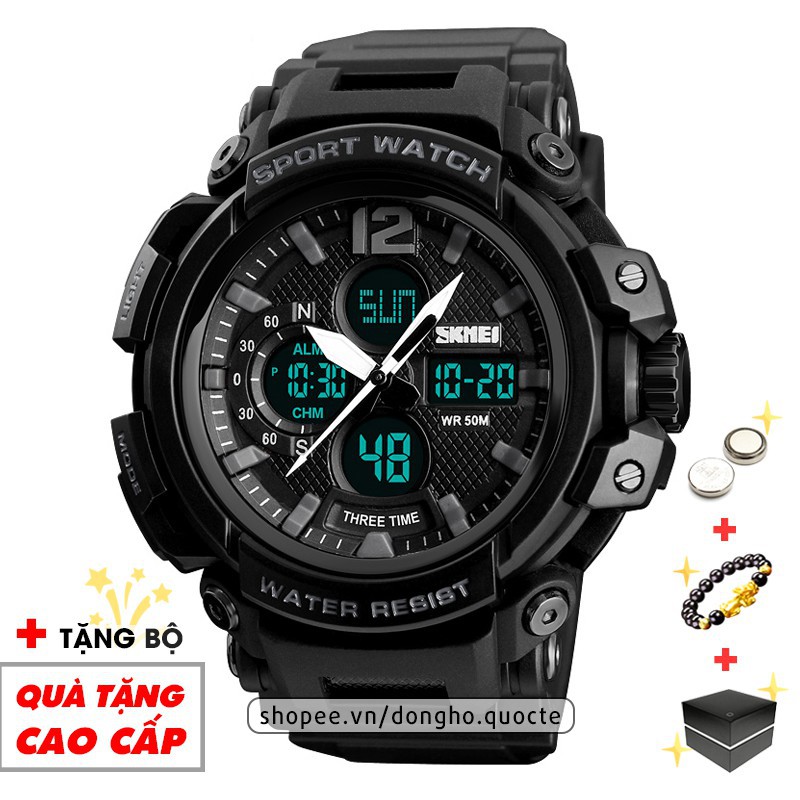 [Sốc] Đồng hồ nam SKMEI thể thao điện tử chống nước bơi lội siêu bền SME24 -Gozid.watches