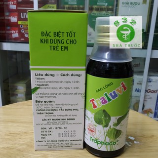 Cao lỏng Traluvi Traphaco chai 100ml