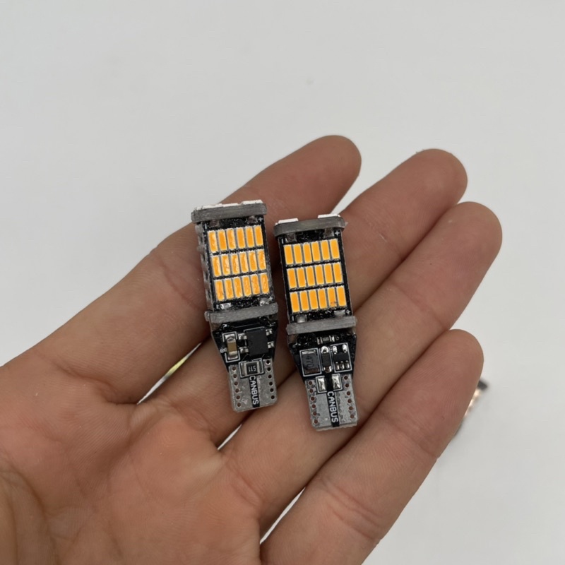 Đèn LED Xi nhan T15 Cho Ô tô Xe máy Chíp 4014 Siêu sáng